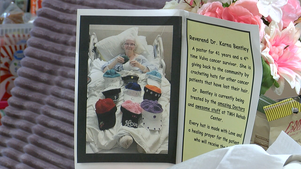 A card crafted with Bentley's story