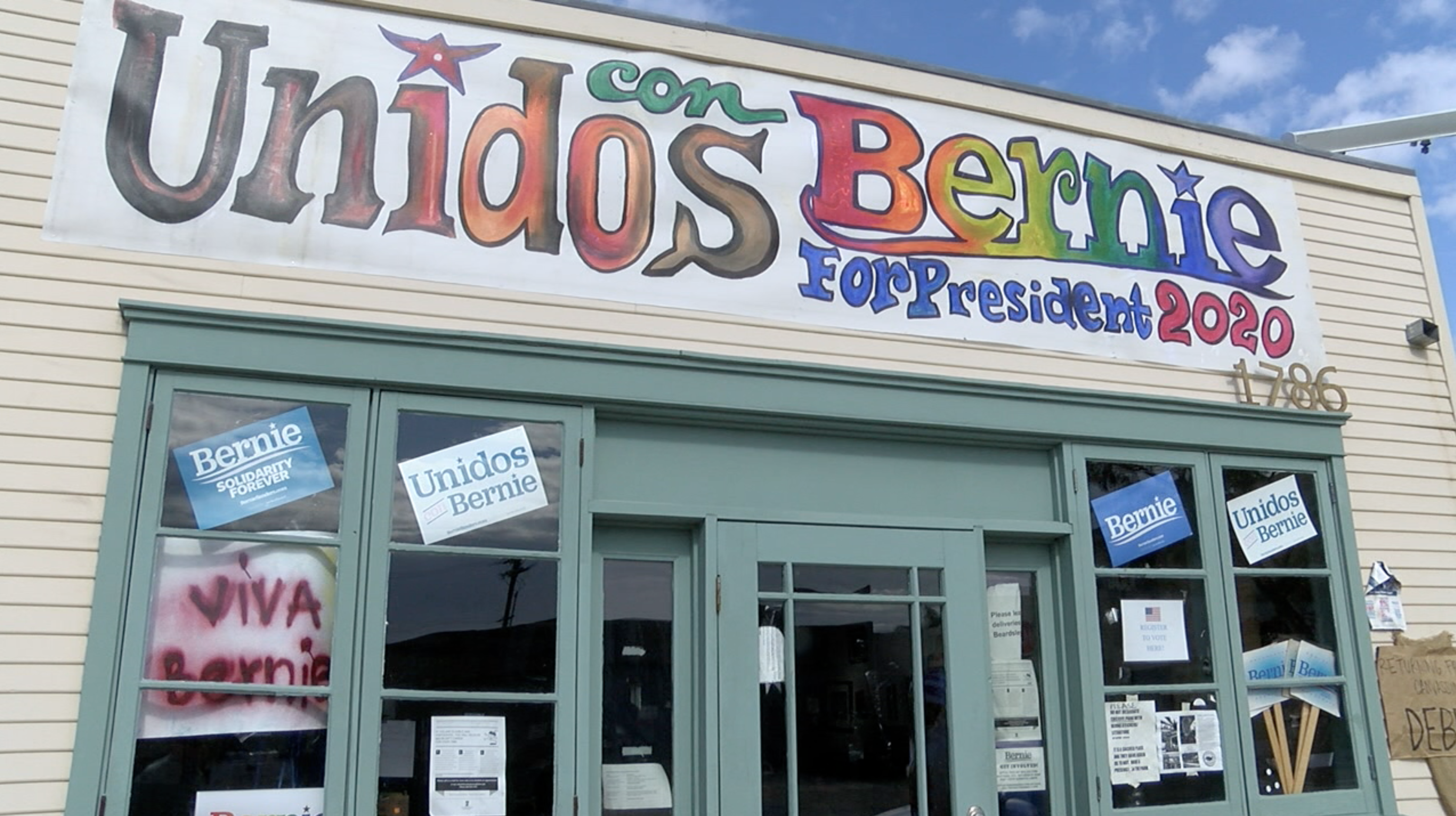 Bernie Sanders Barrio Logan headquarters