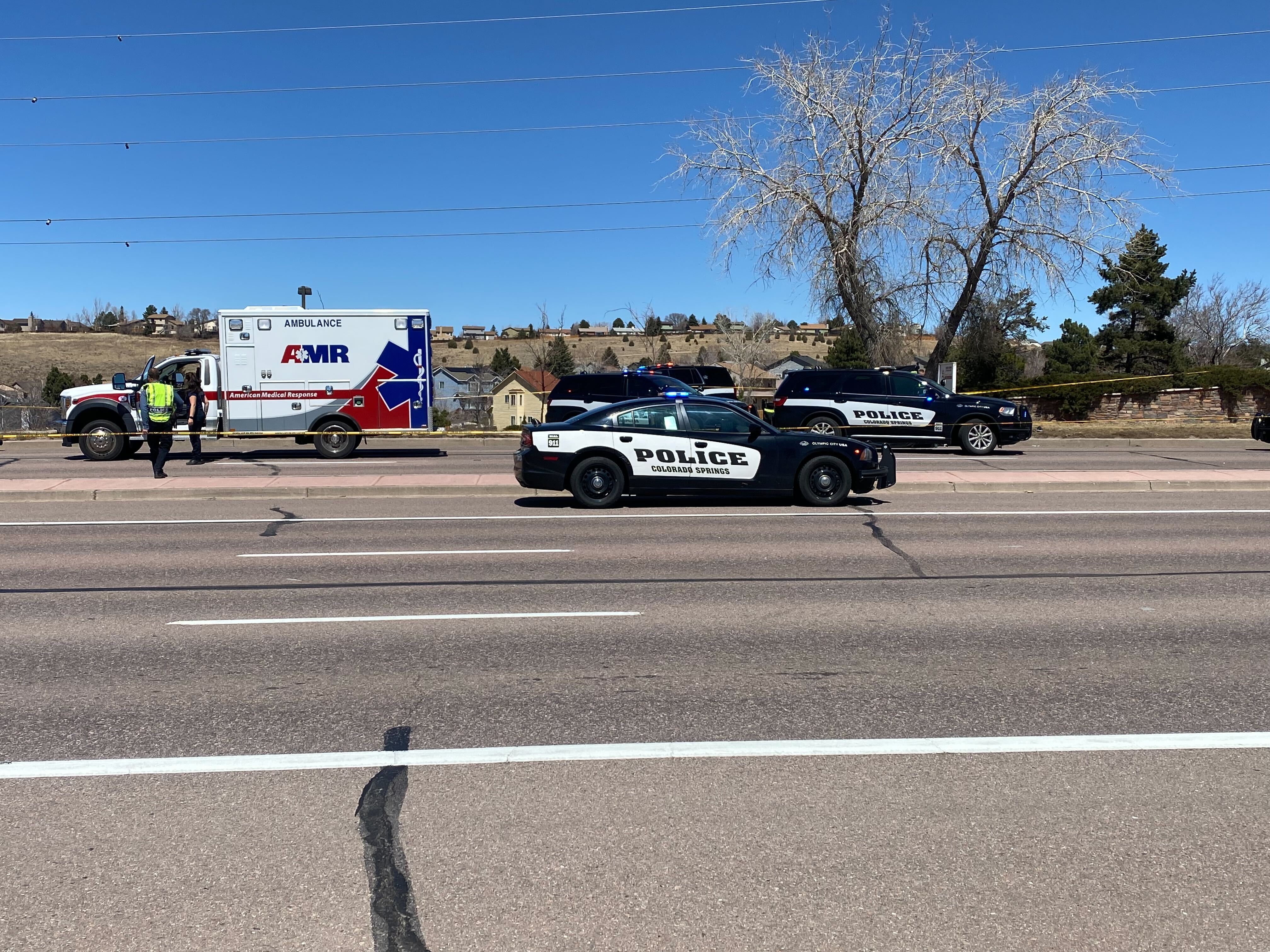 Crash at Woodmen and Havenwood