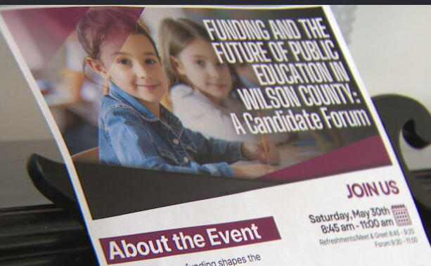 Wilson County candidates taking part in forum focused on education funding this Saturday