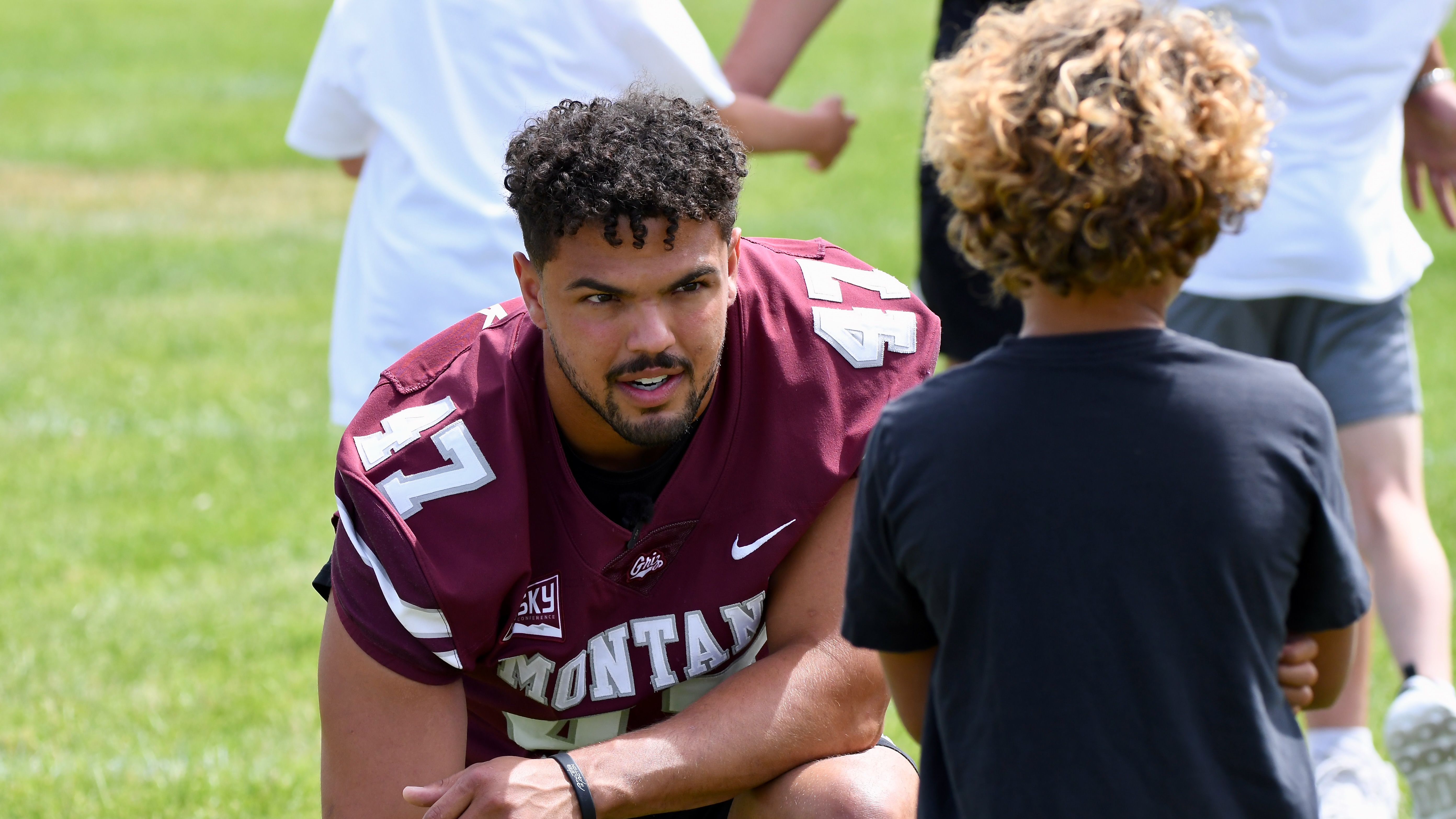 Big Sky Conference youth football clinic