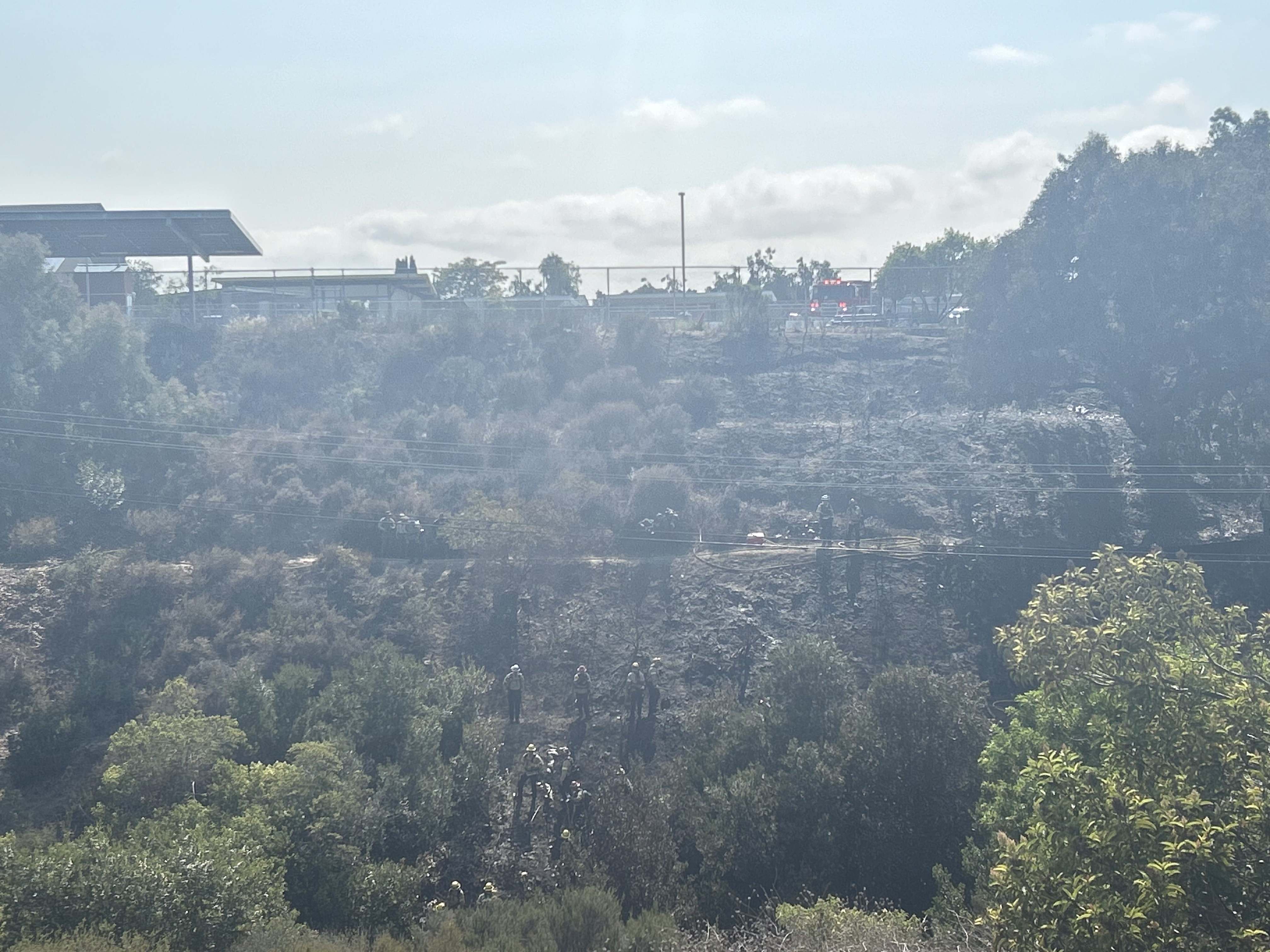 fire pic today city heights 7/3/25
