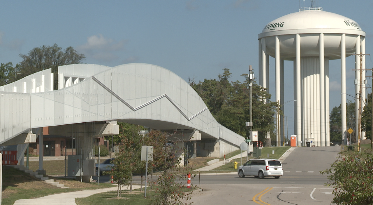 Residents using 28th street pedestrian bridge