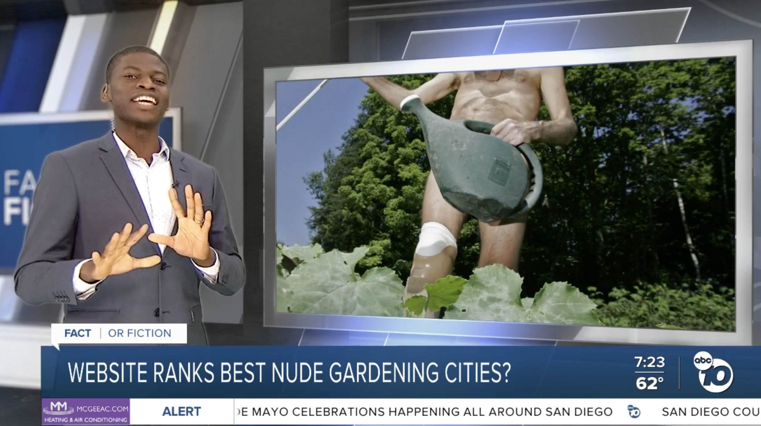 best cities for Nude gardening 