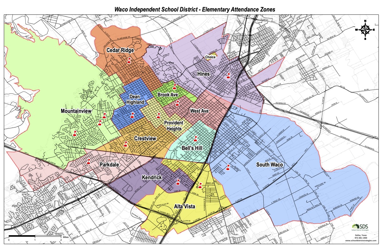 Waco ISD Attendance Zones
