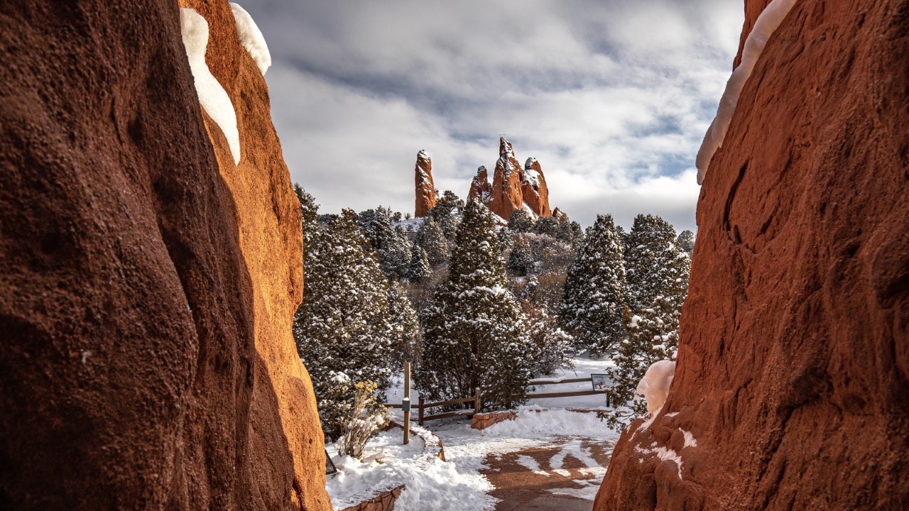 Fresh snow at Garden of the Gods