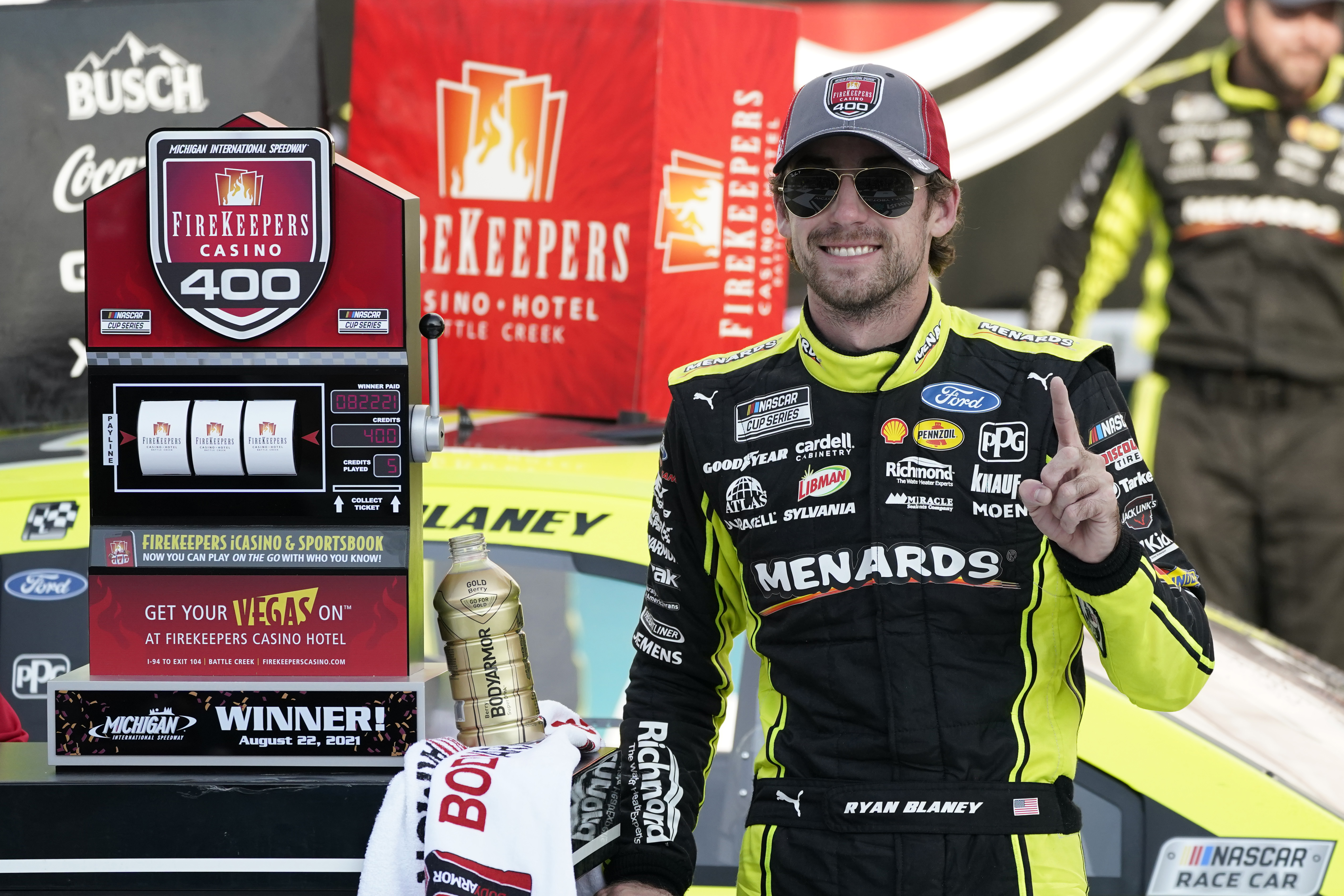 Ryan Blaney Michigan NASCAR Auto Racing