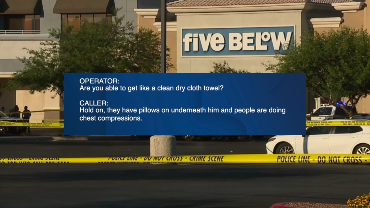 911 audio captures chaos after deadly shooting at Five Below store in northwest valley