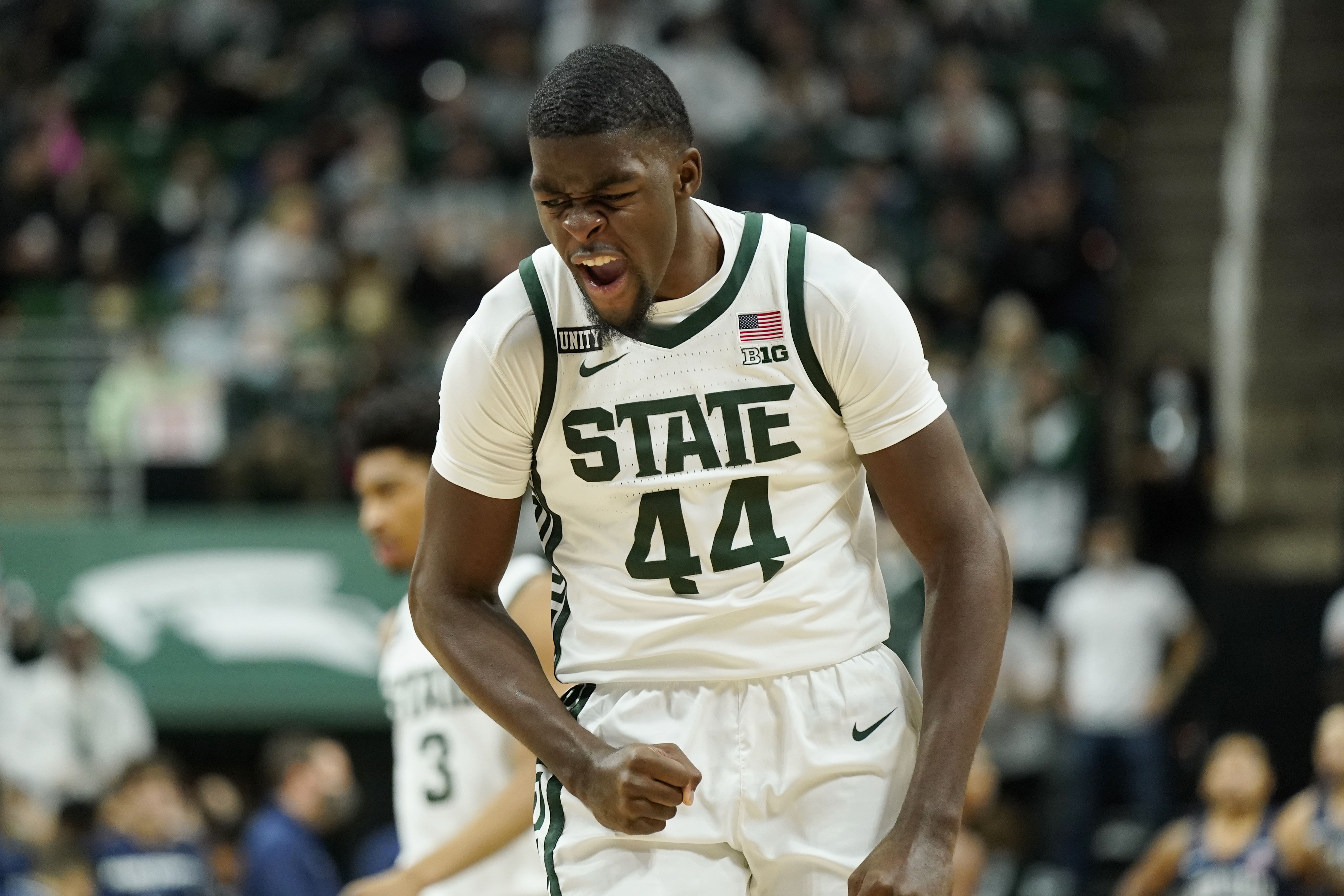 Gabe Brown APTOPIX Penn St Michigan St Basketball