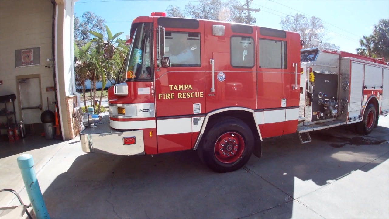 tampa fire department-tampa fire rescue-firetruck