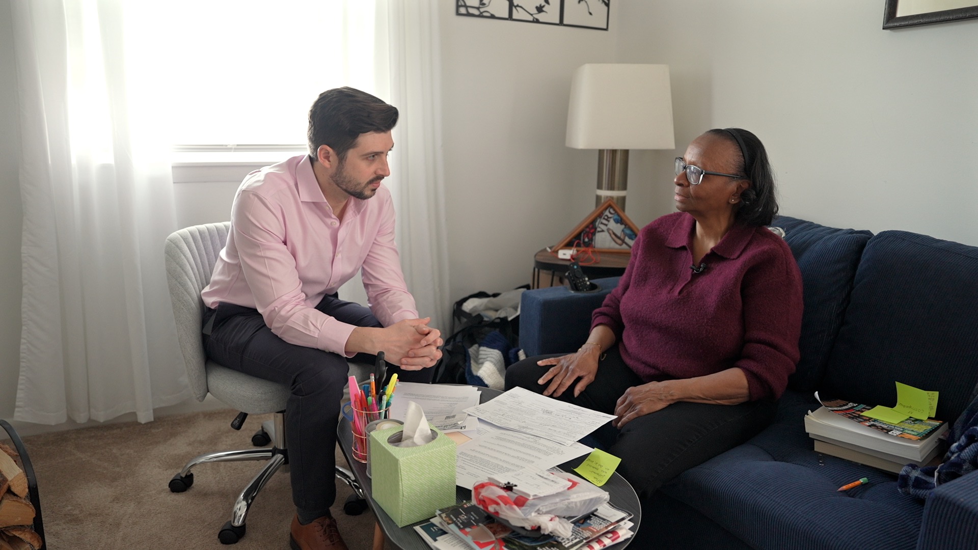 CBS 6 Investigative Reporter Tyler Layne and Sharon Holmes