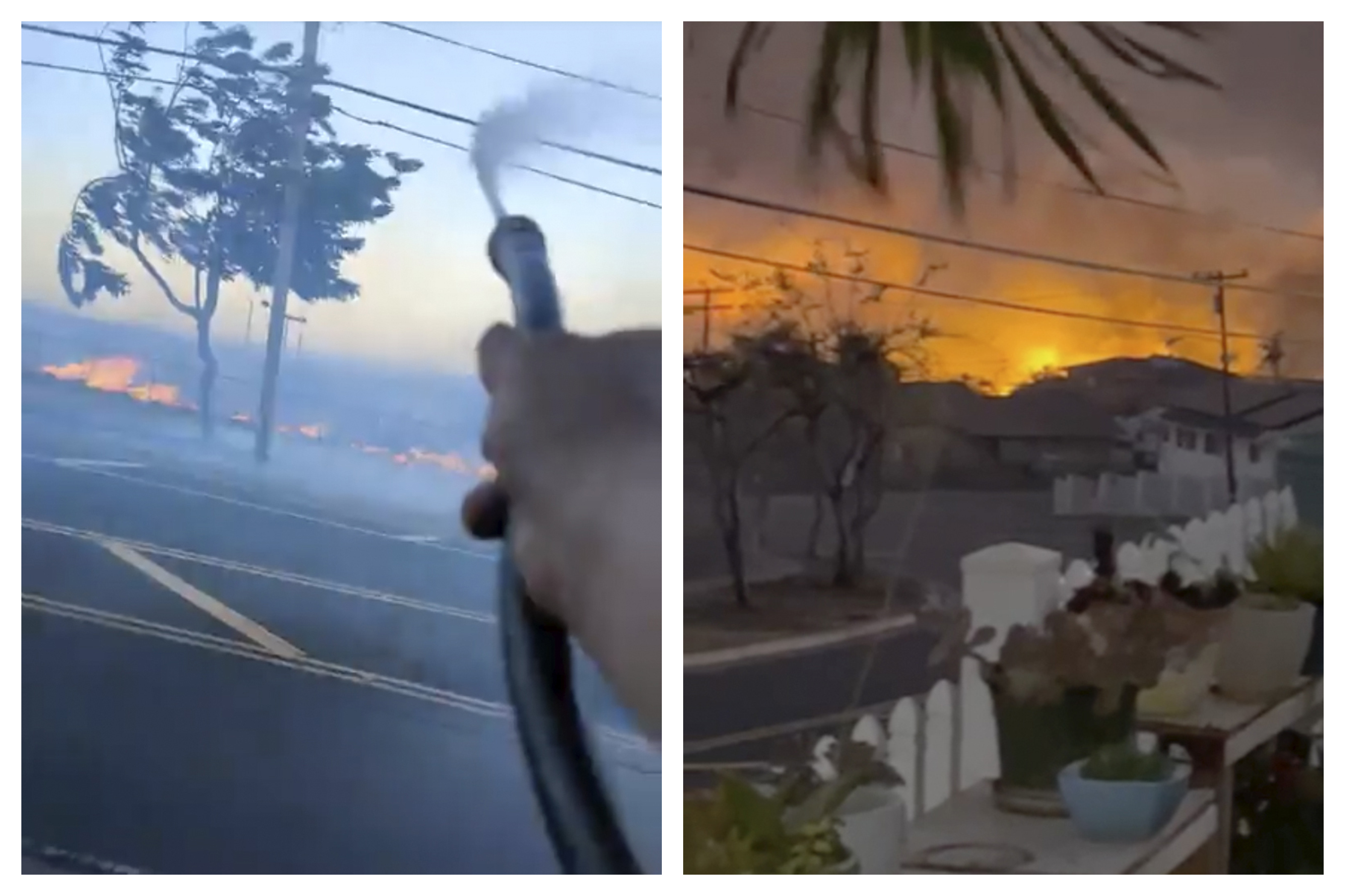 Hawaii Fires Power Lines