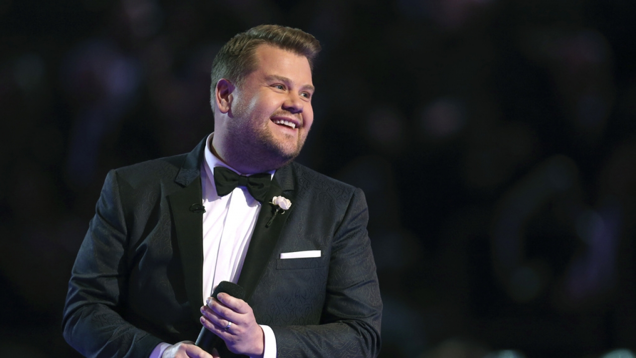 James Corden is pictured.