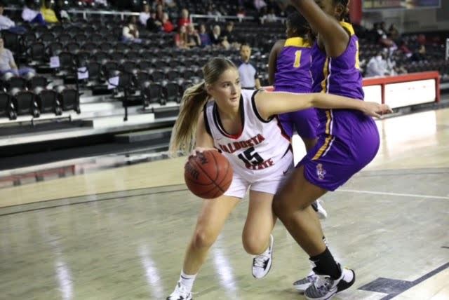 Big Second Half Lifts No. 15 Lady Blazers to 65-58 Victory