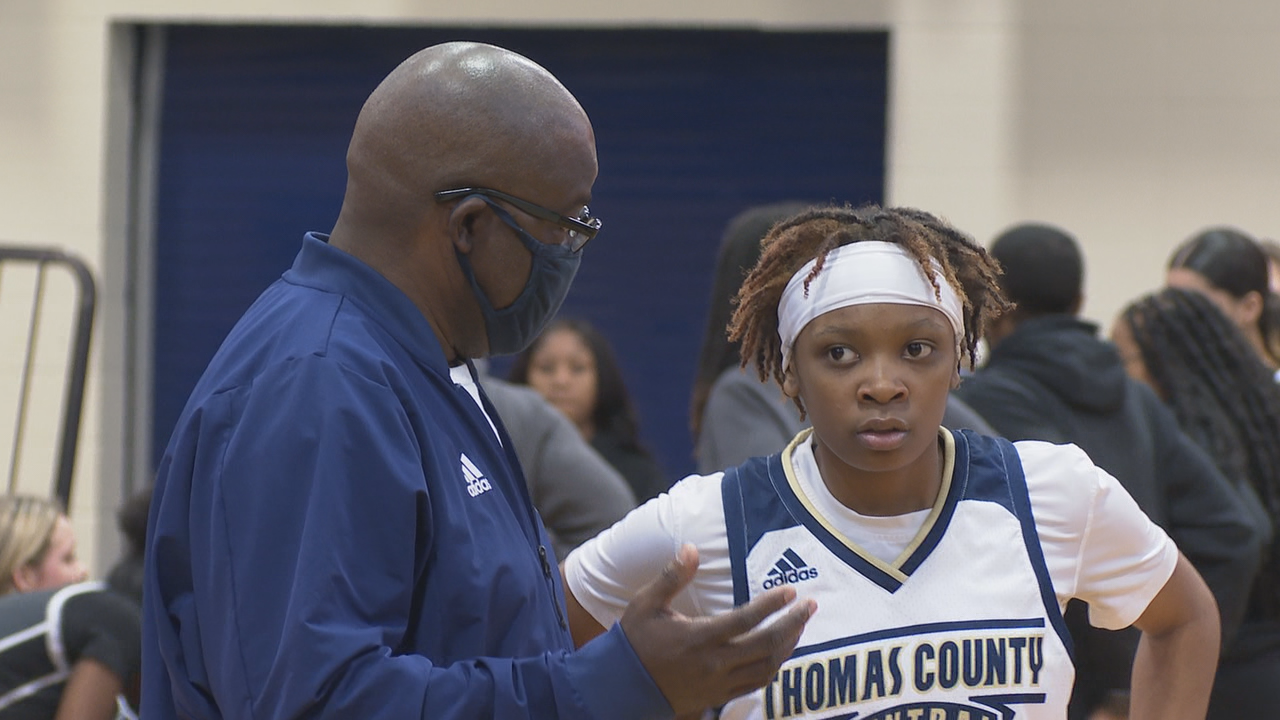 Thomas County Central downs Houston County in Friday night girls hoops action