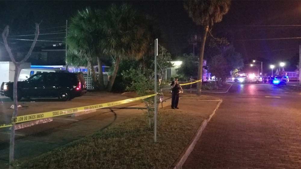A Pinellas County Sheriff's Office deputy and St. Petersburg Police Department K-9 were shot after a traffic stop in St. Petersburg on March 29, 2019.