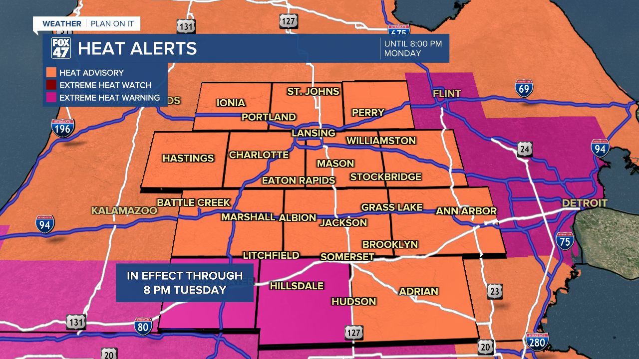 Heat alerts continue across our neighborhoods
