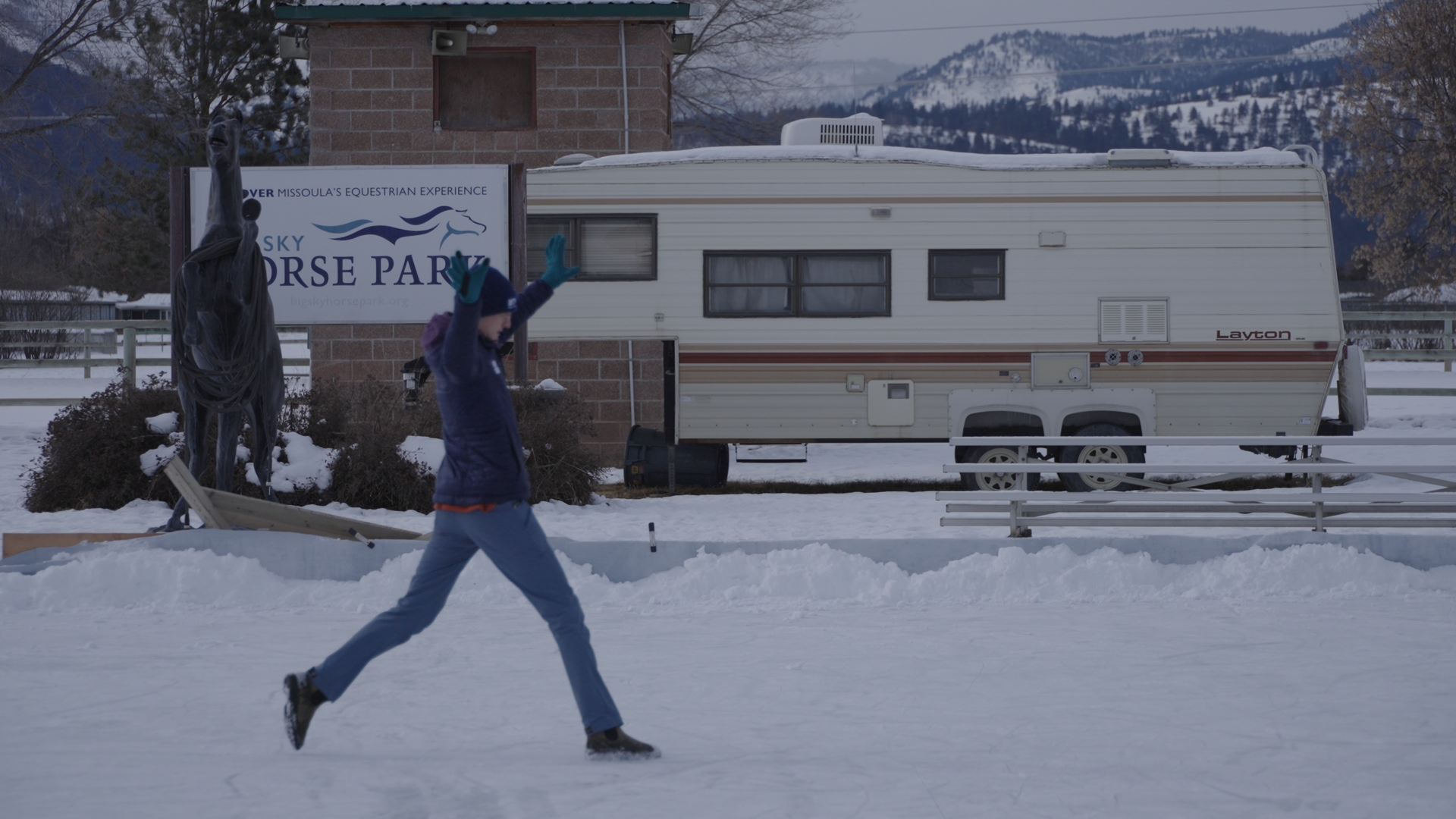 MTN's Zach Volheim on Big Sky Park's Natural Ice Rink 