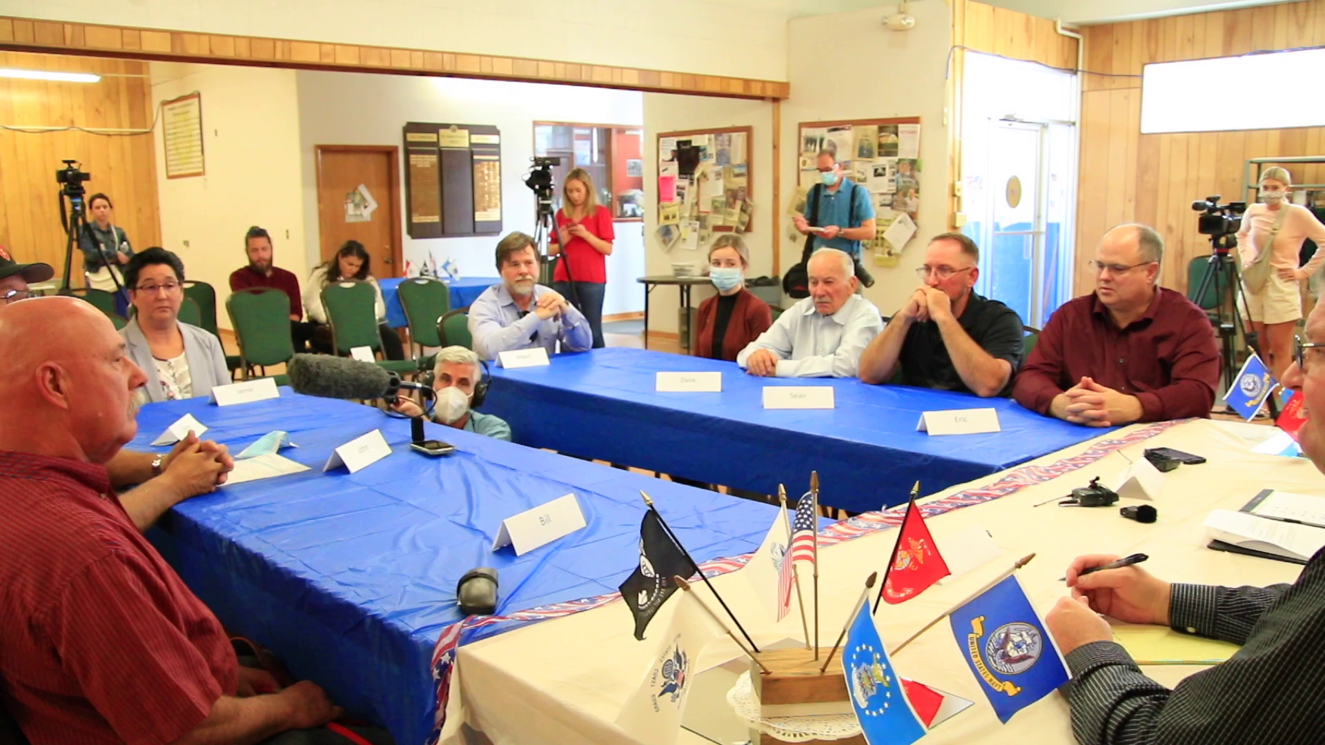 Daines made the observation Monday after meeting with some refugee families and then having a follow-up roundtable discussion with veterans
