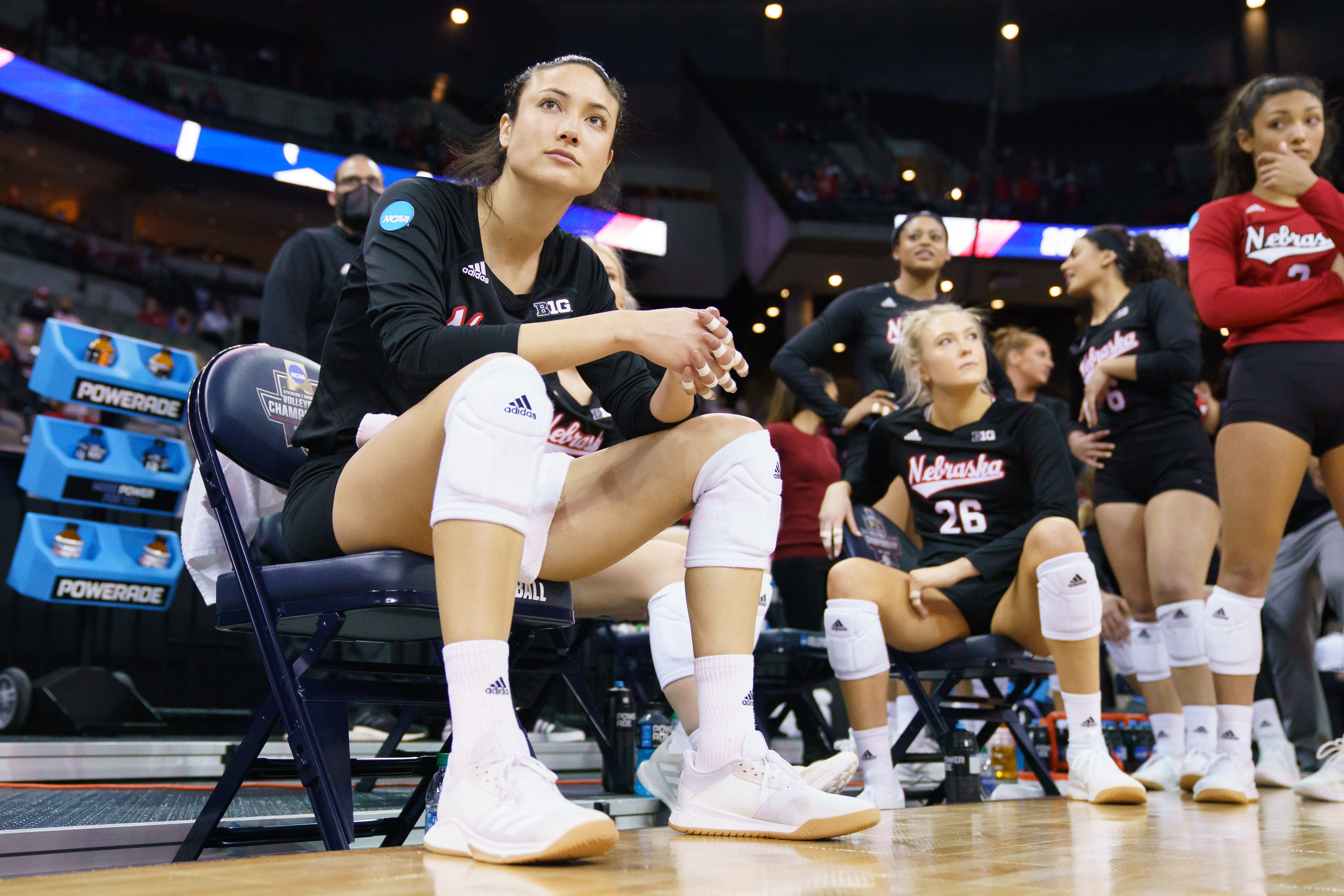 NEBRASKA VOLLEYBALL LEXI SUN SITTING