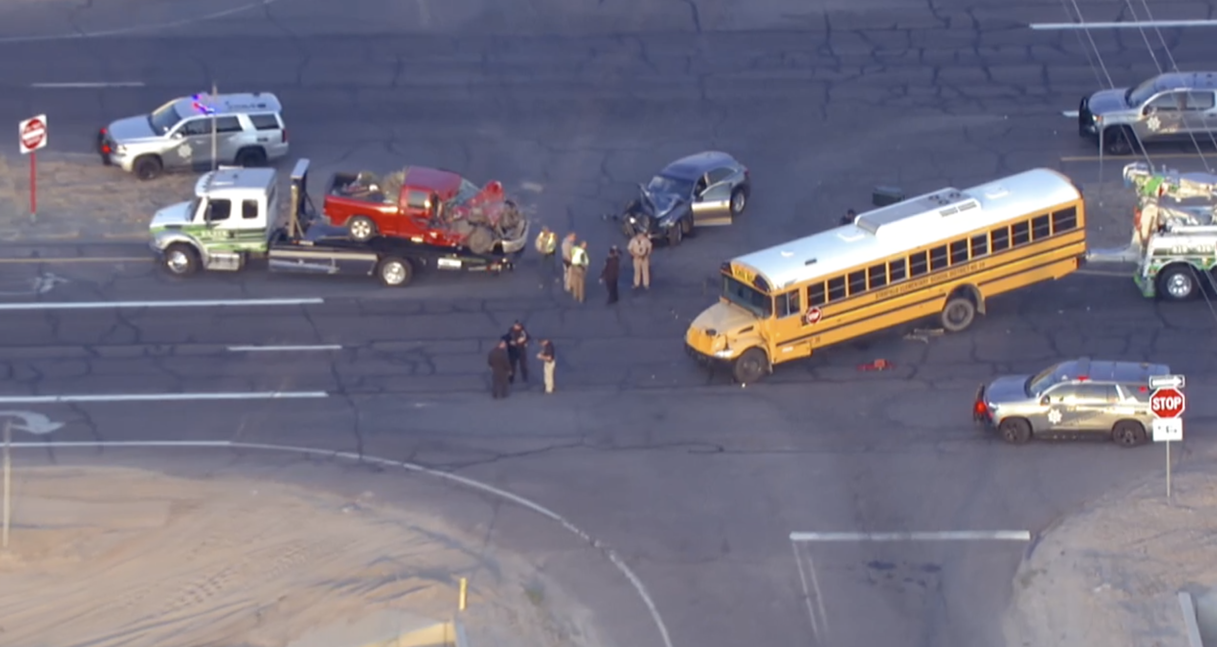 School bus crash south of Maricopa