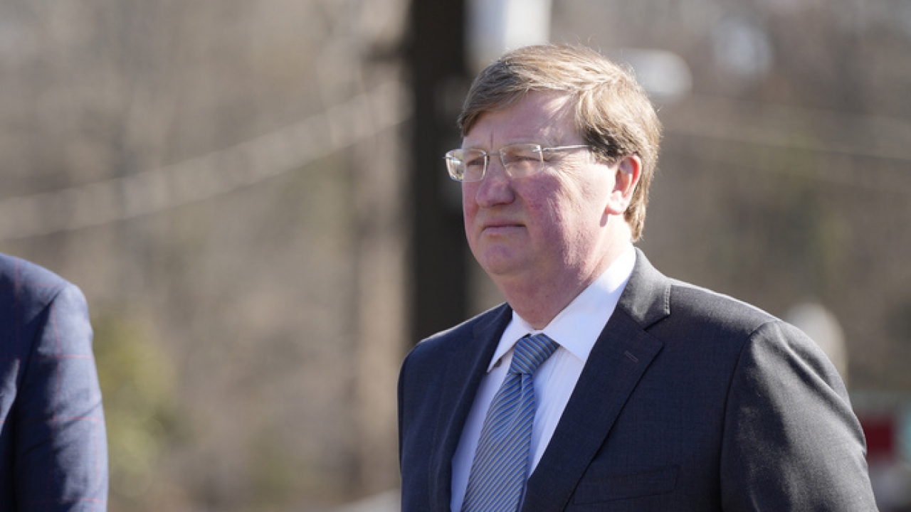 Mississippi Gov. Tate Reeves.
