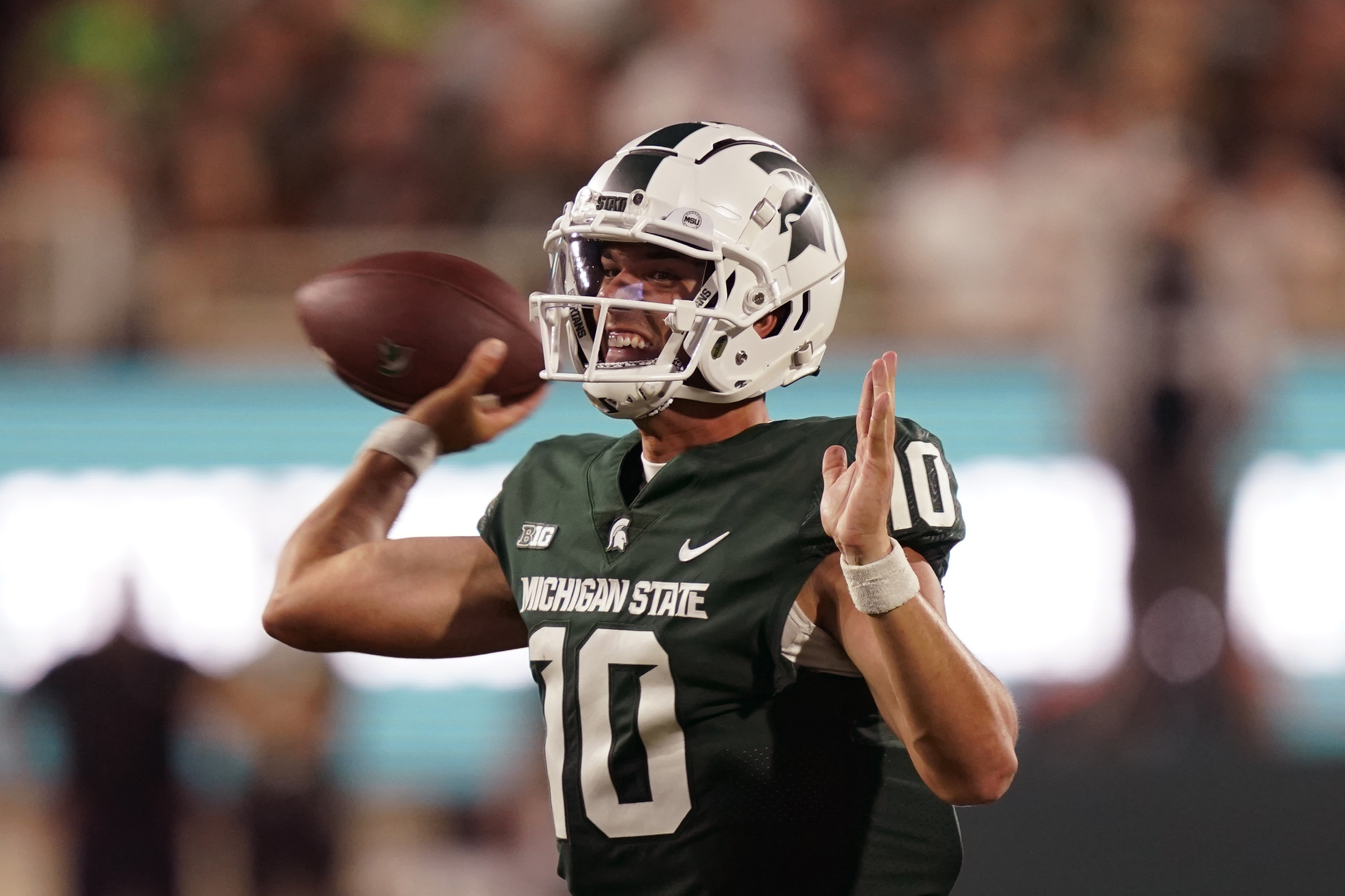 Payton Thorne W Michigan Michigan St Football