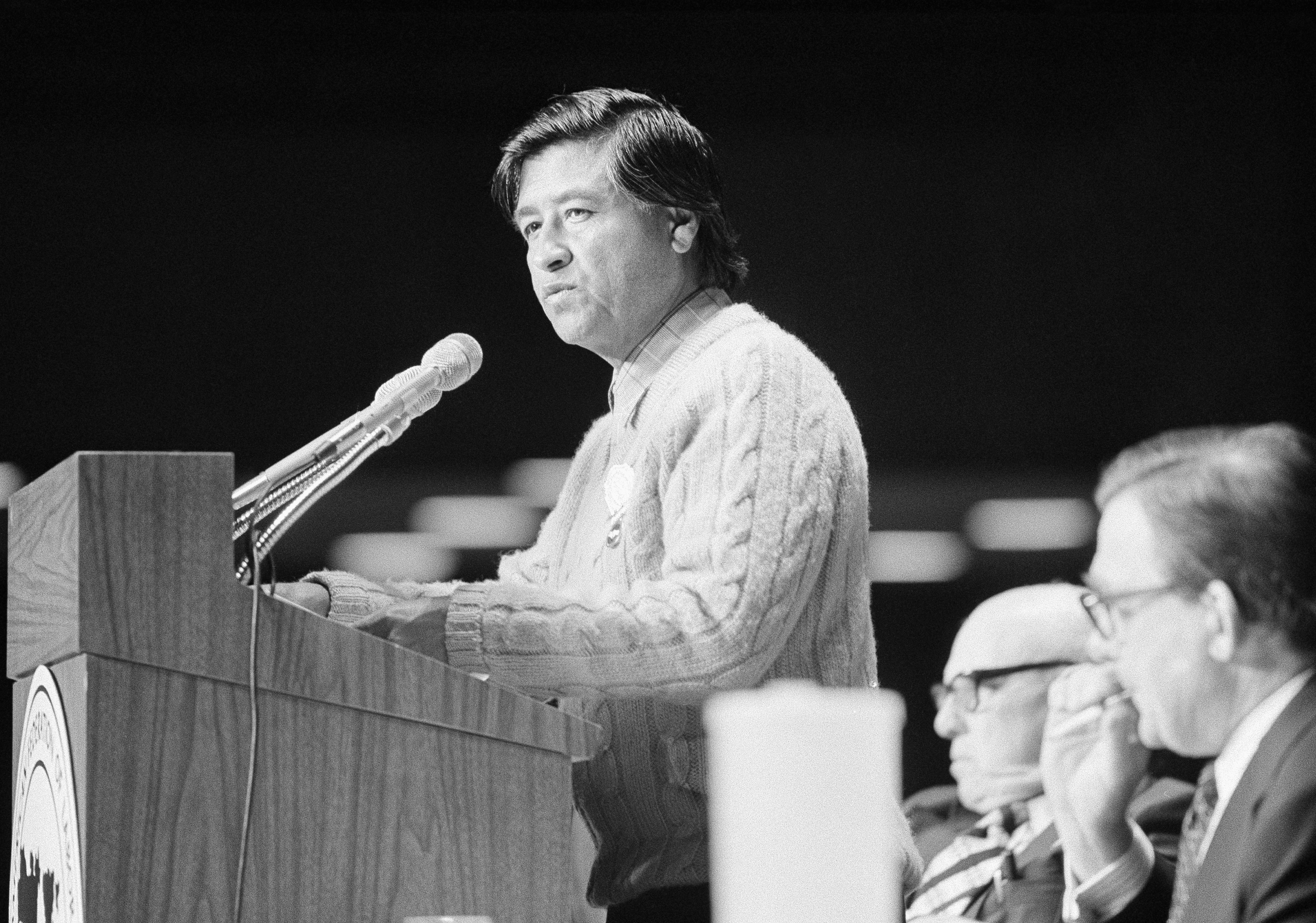 George Meany,  Cesar Chavez