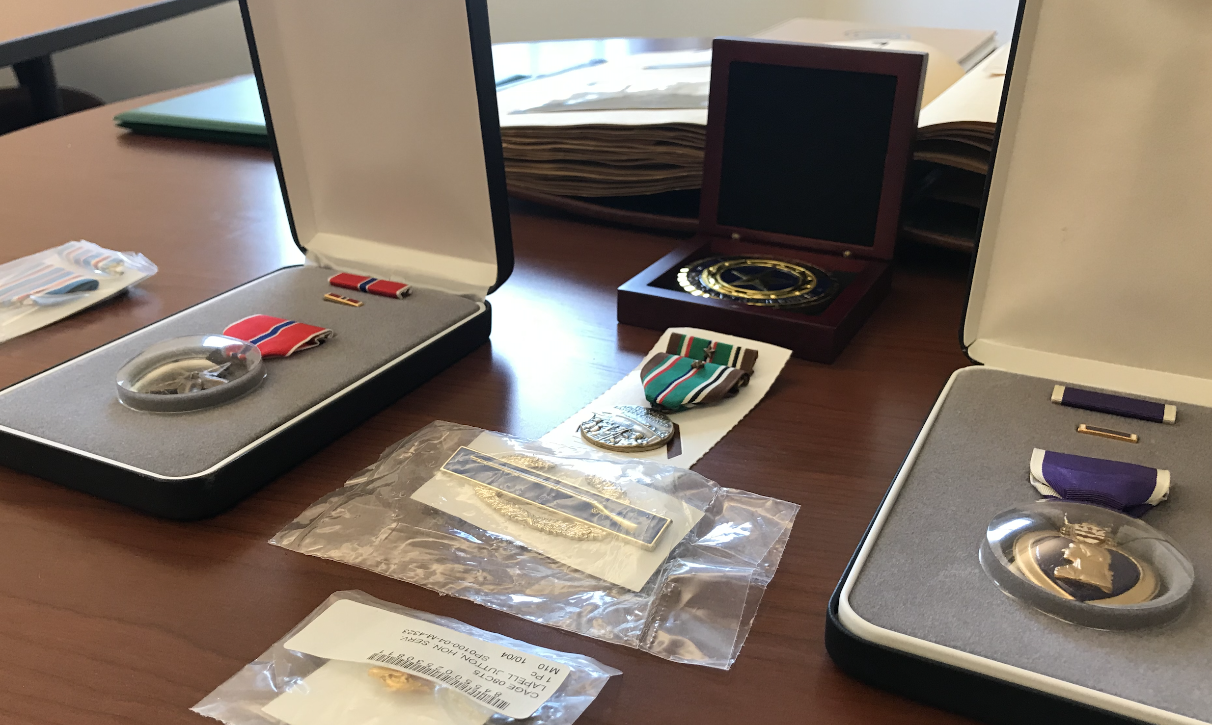 Lt. Jack Mulder Medals