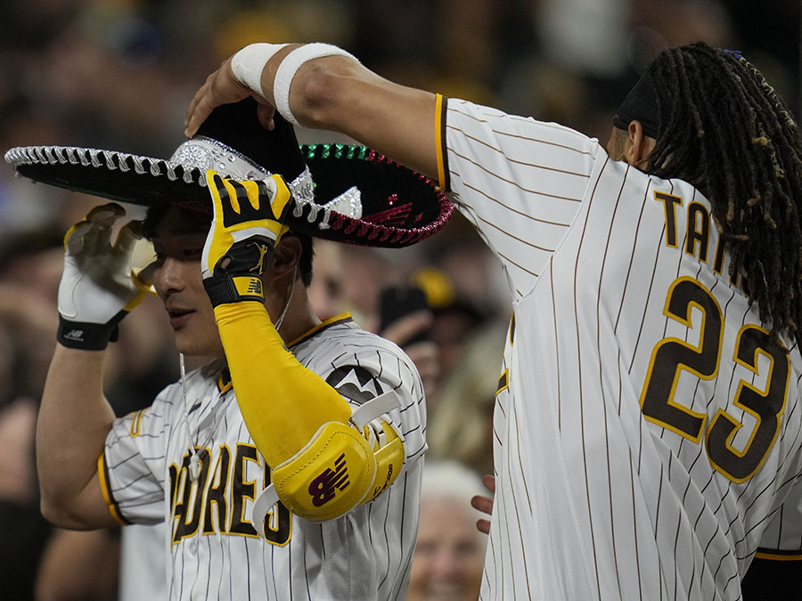 Reds Padres Baseball ha seong kim fernando tatis