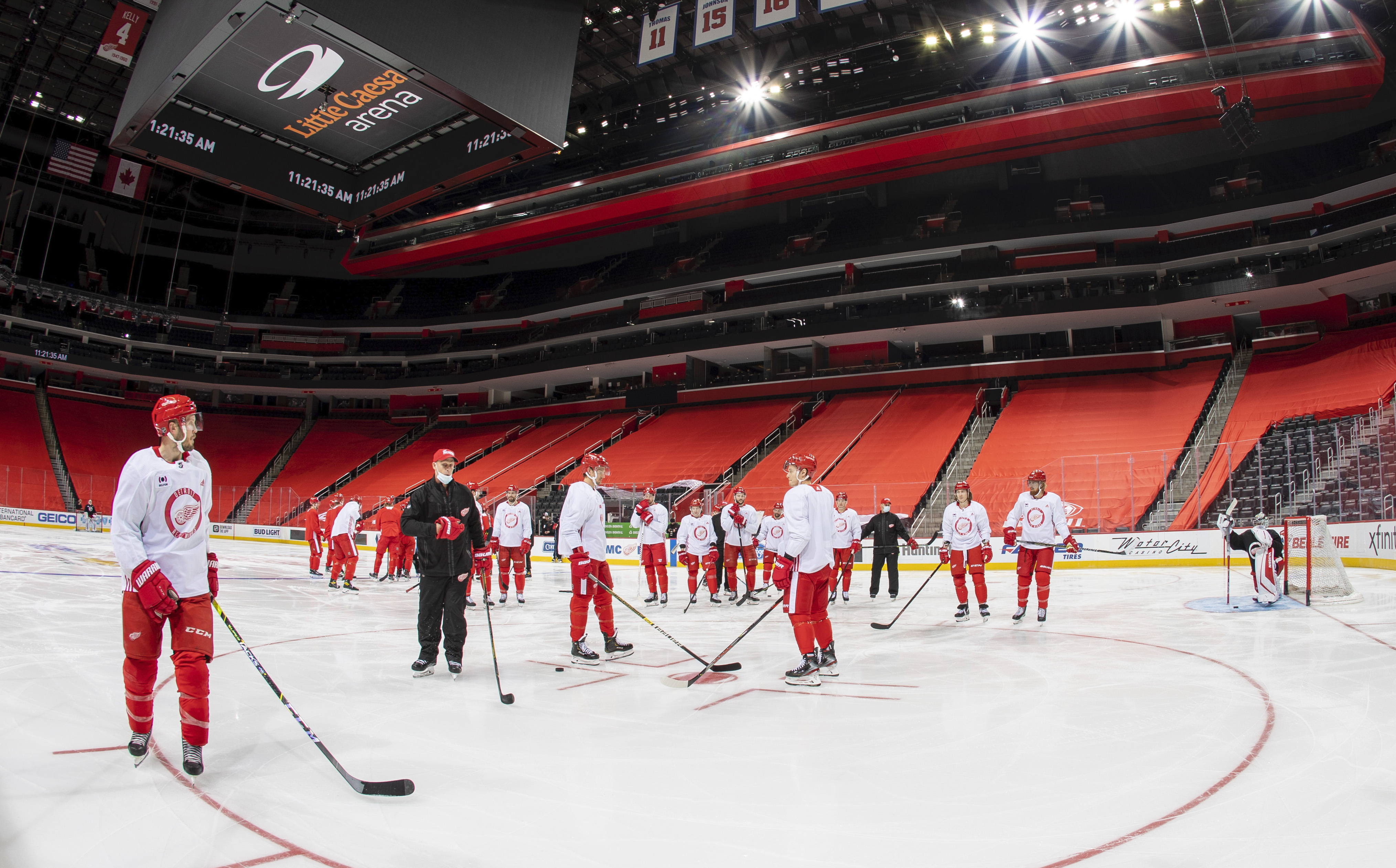 2021 NHL Detroit Red Wings Training Camp at LCA