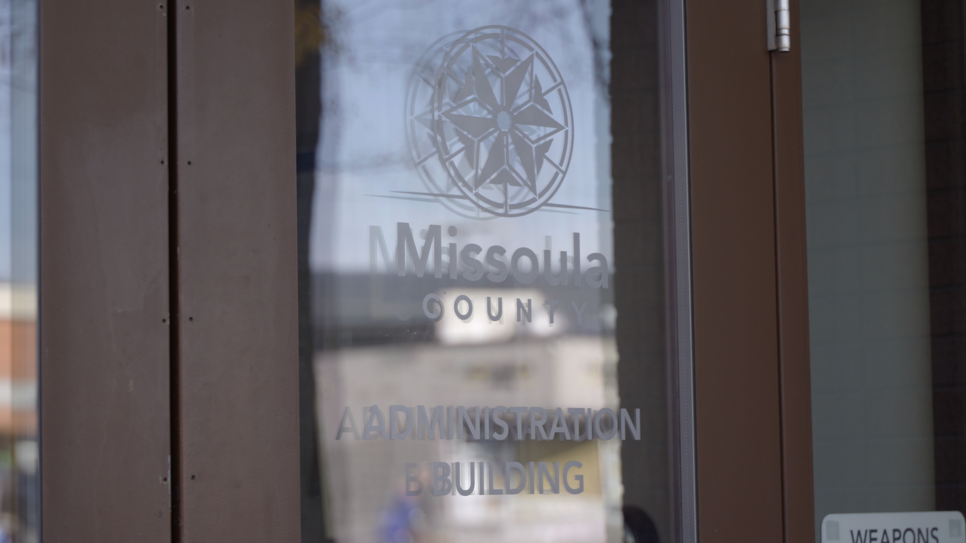Missoula County Administrative Building Front Door 
