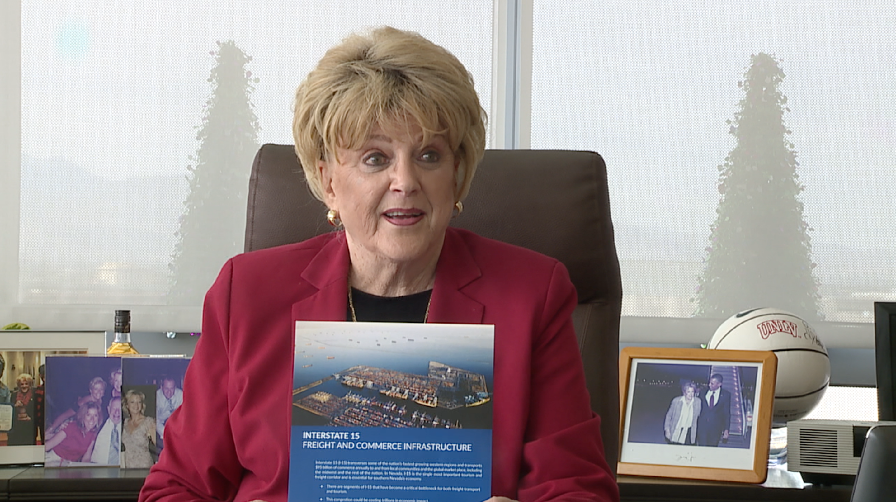 Las Vegas Mayor praises I-15 expansion, but says it's temporary traffic fix