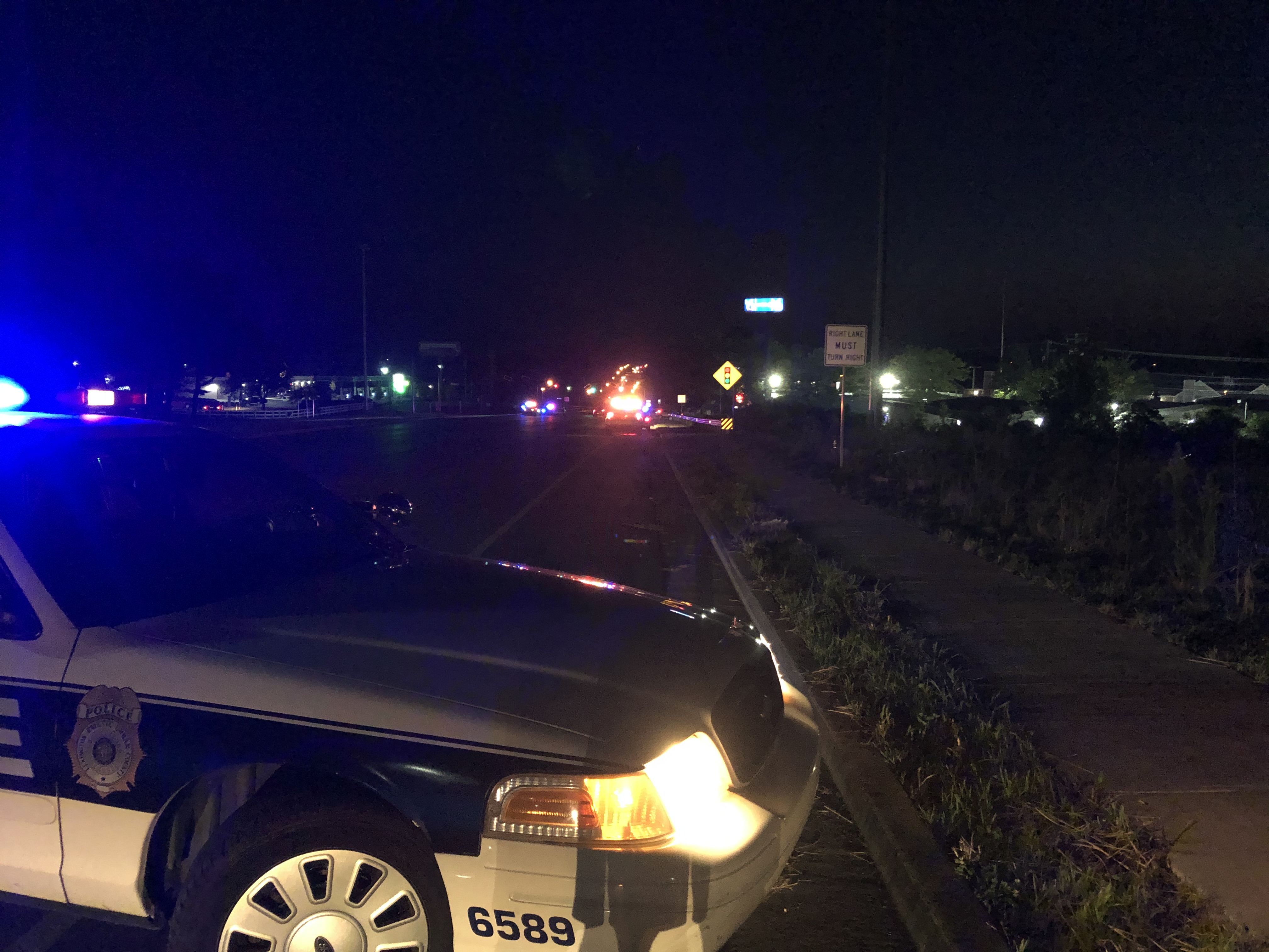 Police presence on Newtown Pike