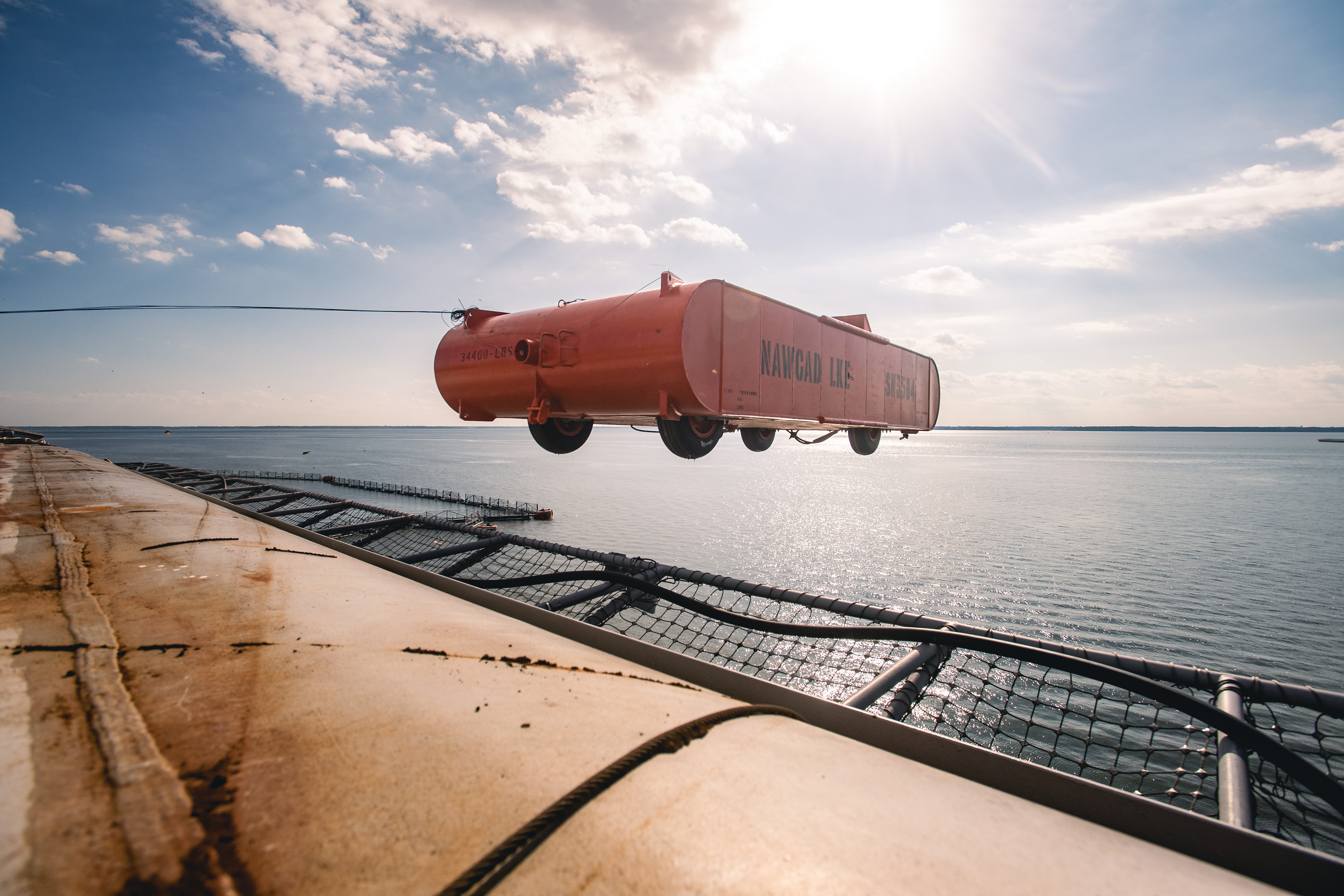 John F. Kennedy CVN 79 Dead Load Testing