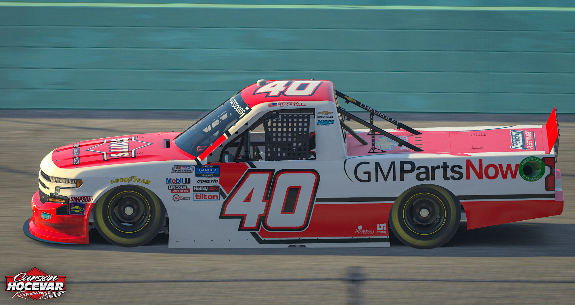 Carson Hocevar's No. 40 Chevrolet Silverado