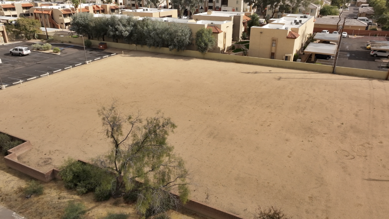 Terrace Road near Broadway Road proposed site 