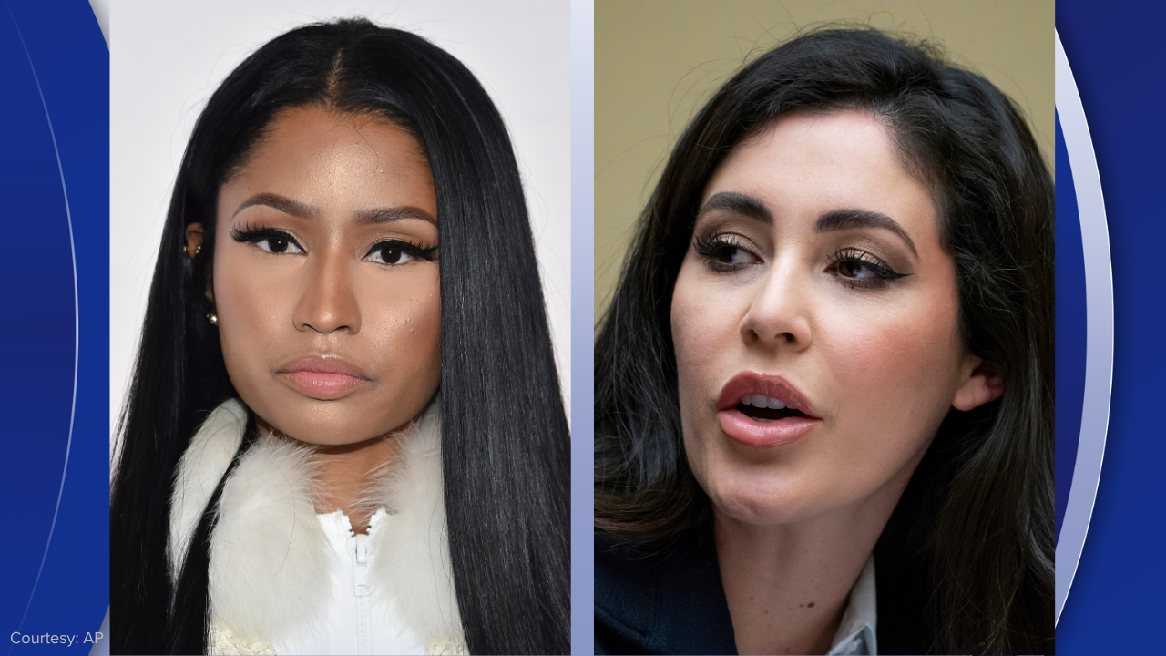Anna Paulina Luna helps Nicki Minaj