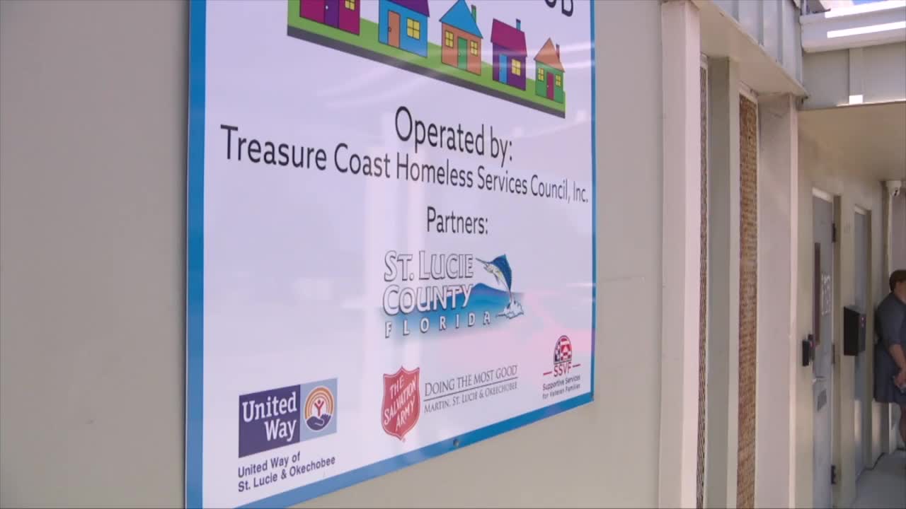 Operated by: Treasure Coast Homeless Services Council sign