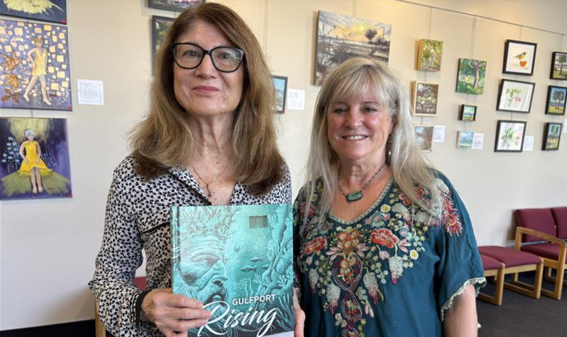 Gulfport Artists put Together Book and Exhibit Reflecting on 2024 Hurricane Season