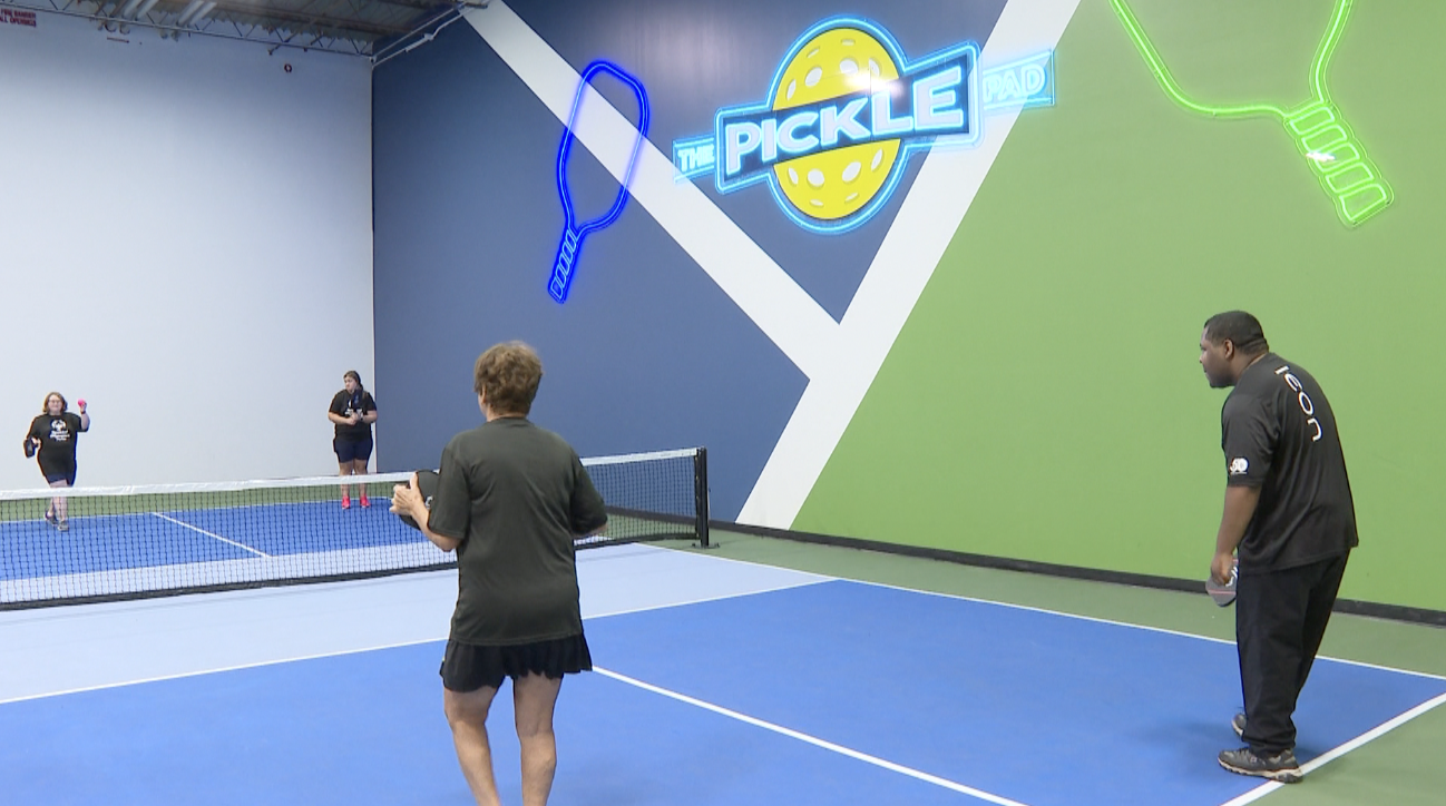 Special Olympics pickleball team at The Pickle Pad 