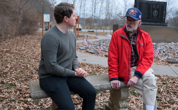 WCPO 9 News Reporter Sam Harasimowicz and Gary Knepp 