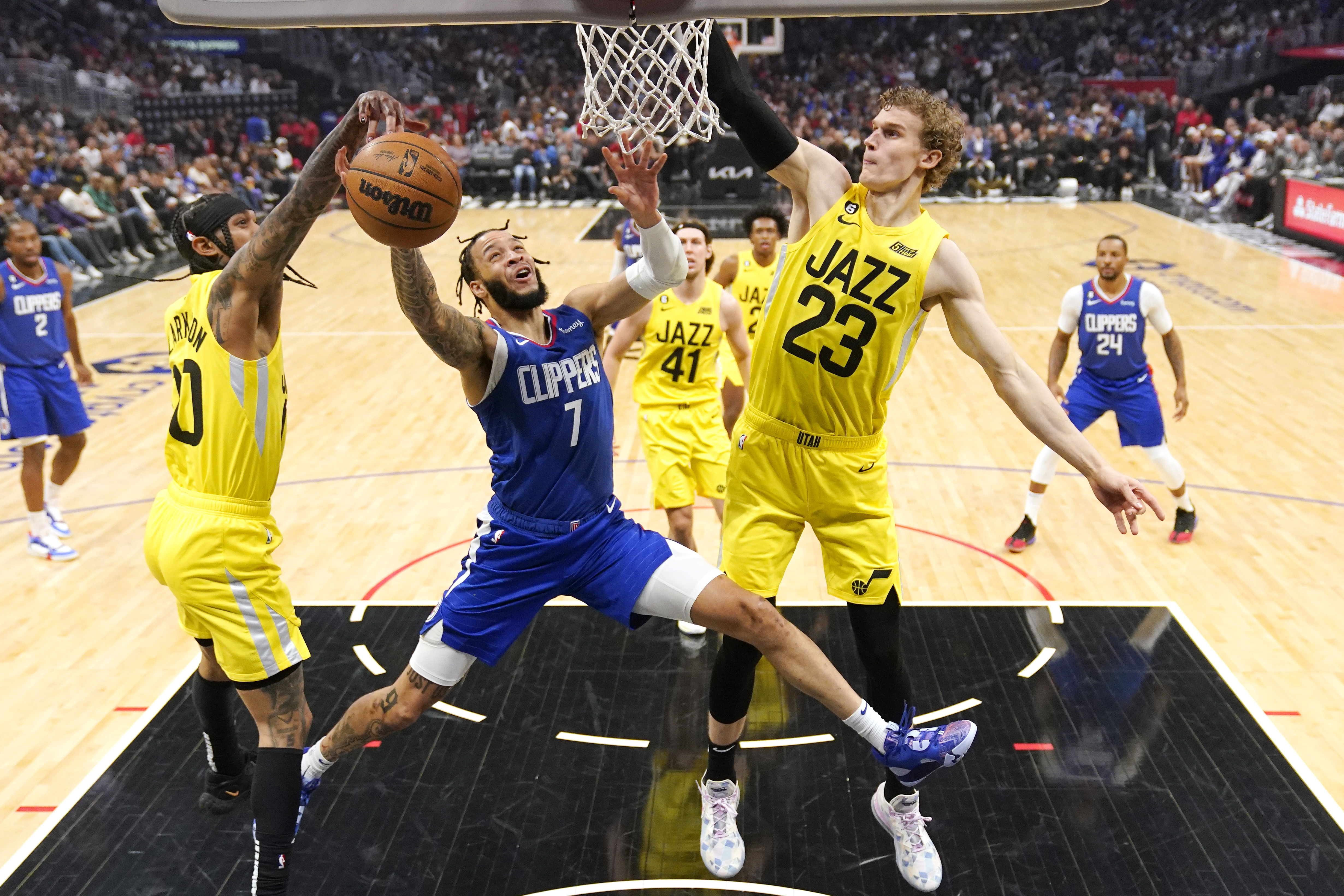 Jazz Clippers Basketball