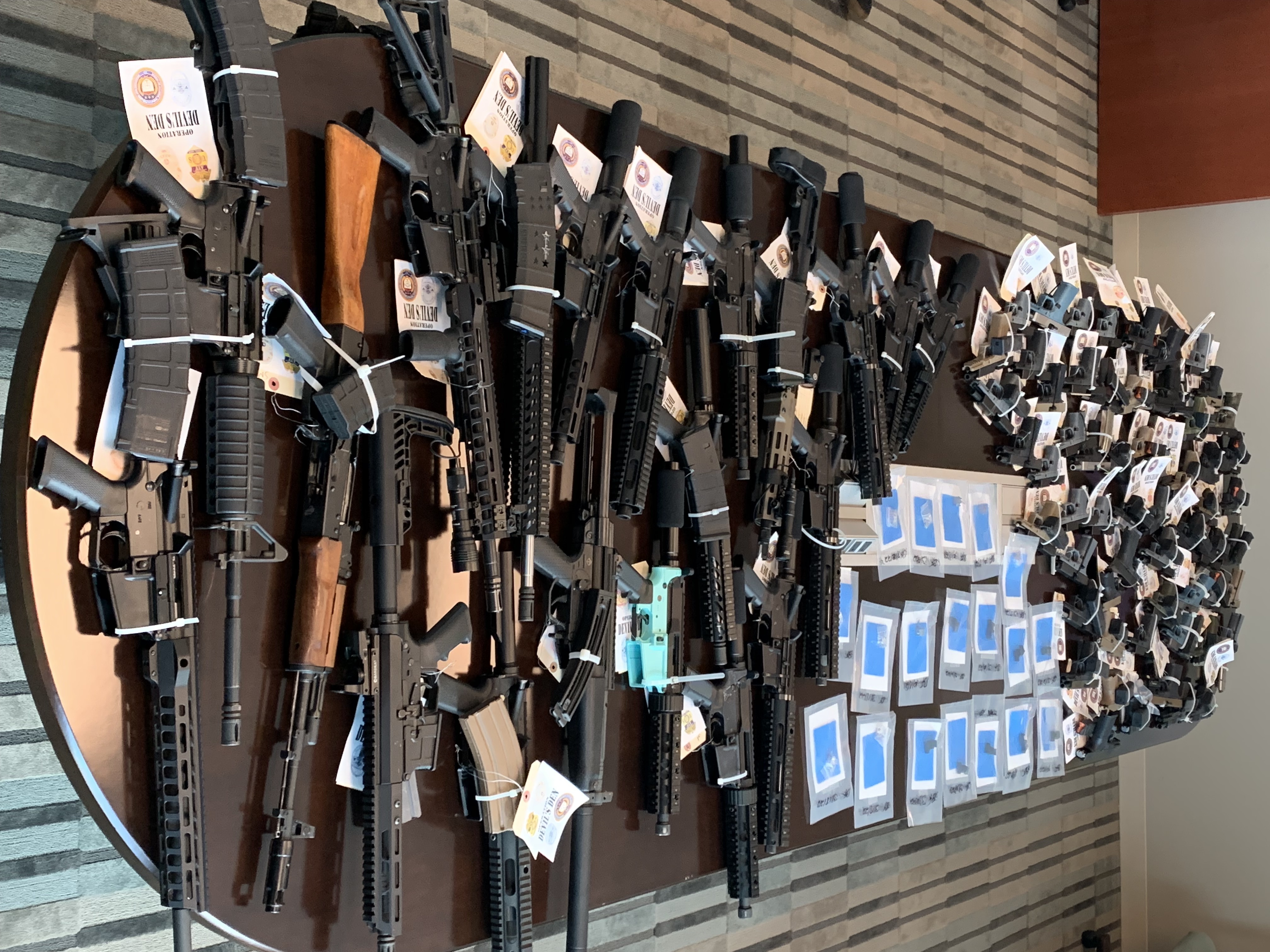 guns on table.JPG