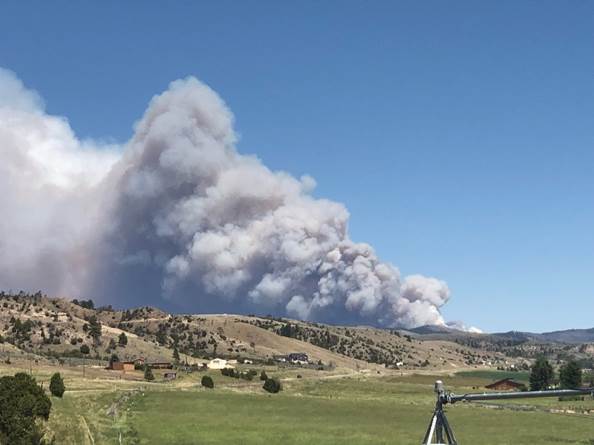 Deep Creek Fire June 15