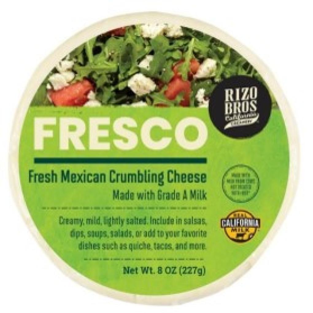 Recall Rizo-Lopez Foods Inc. Fresco Fresh Mexican Crumbling Cheese
