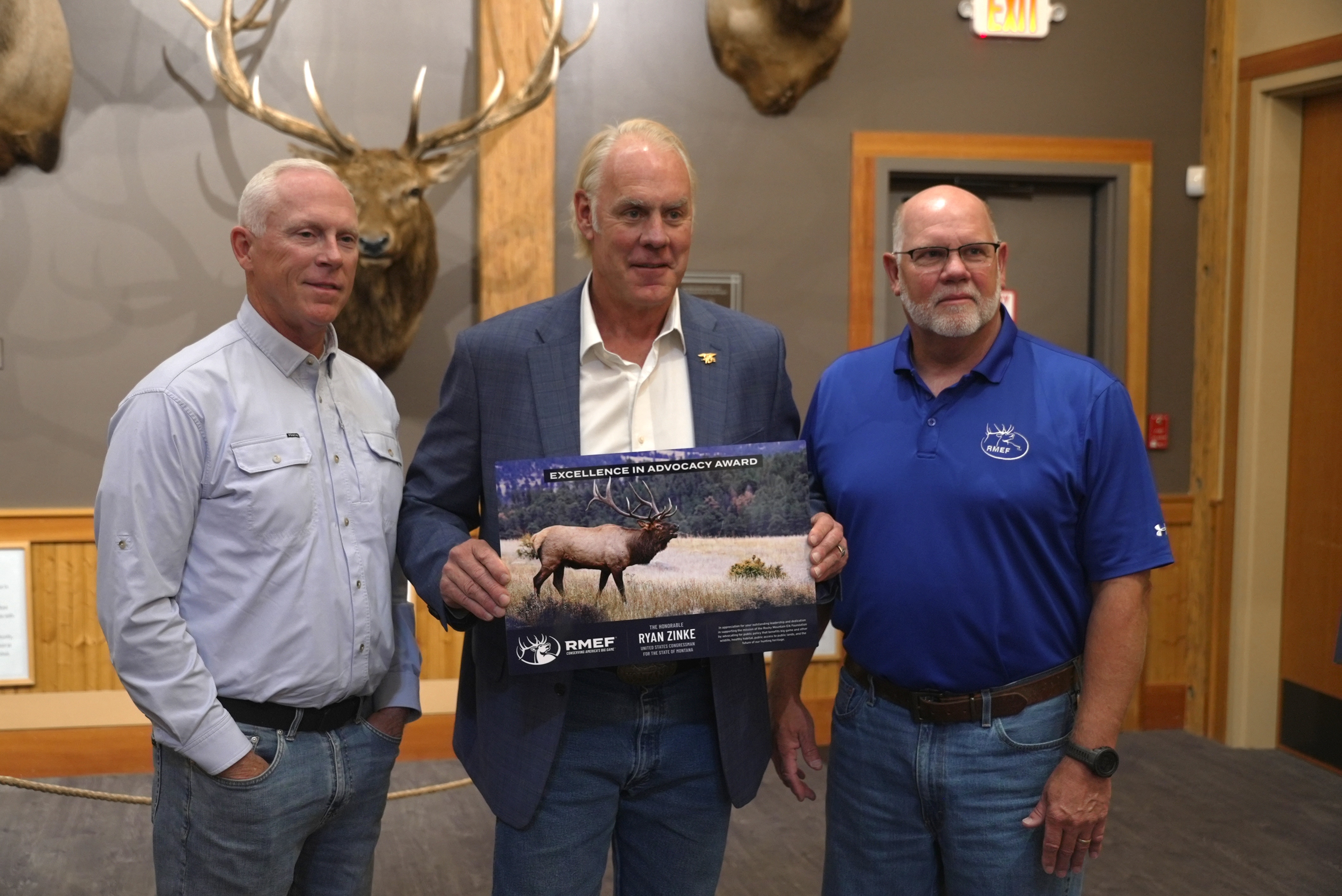 Zinke RMEF Award