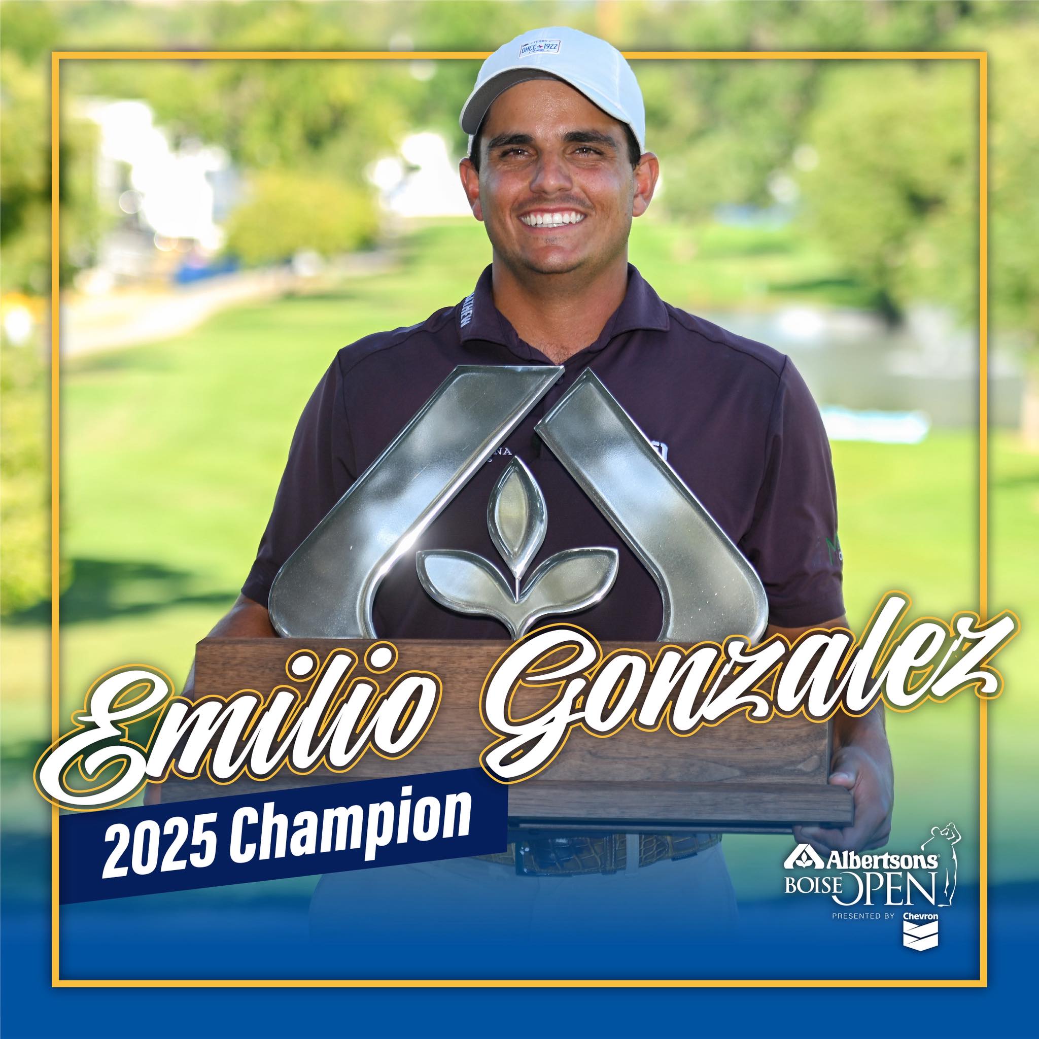 Emilio Gonzalez wins the 2025 Albertsons Boise Open