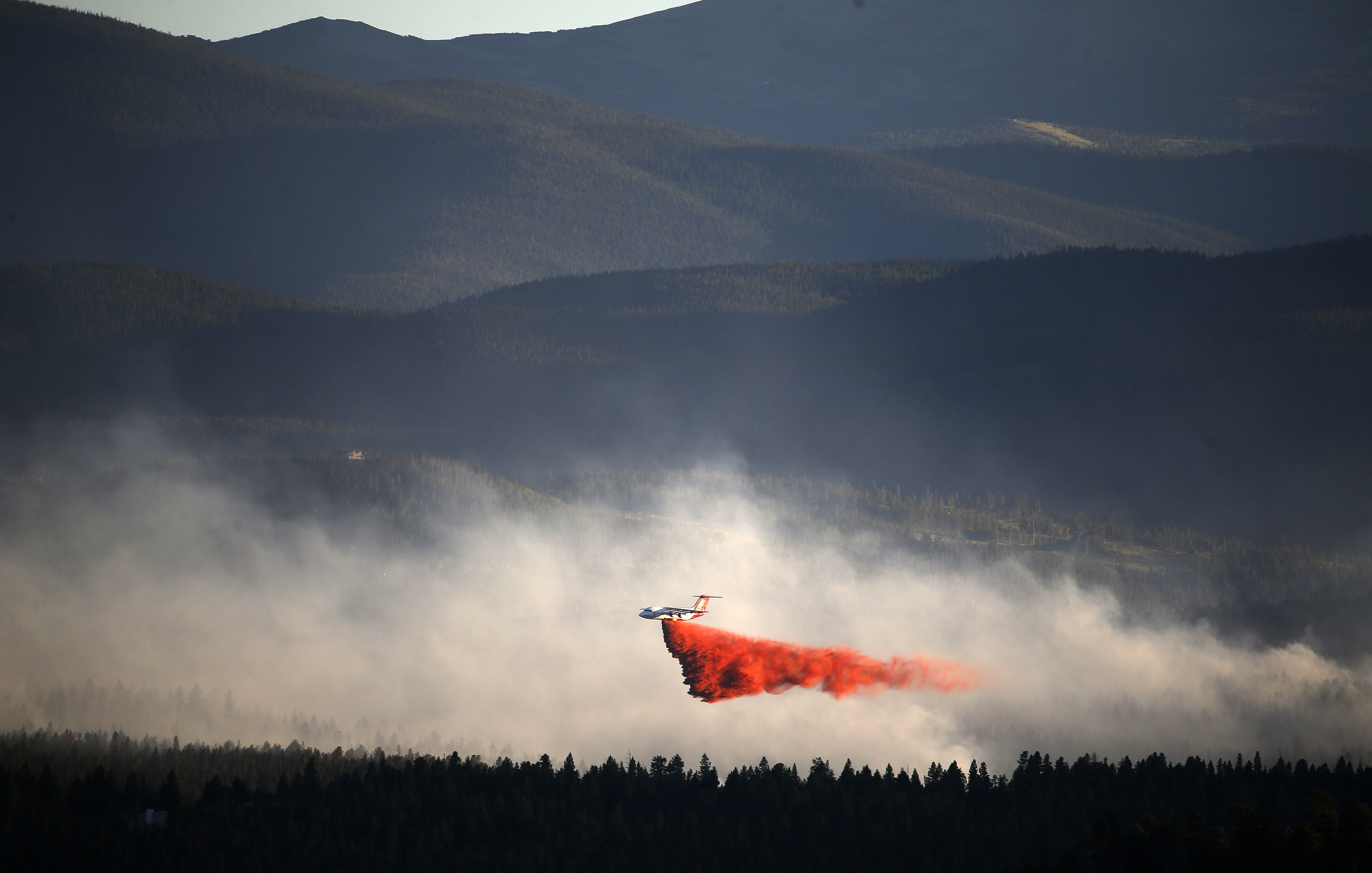 wildfire retardant drop