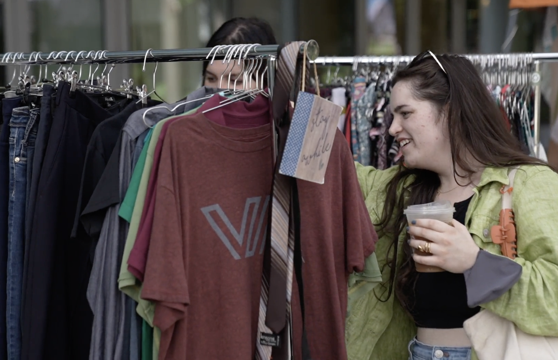 The average piece of fast fashion clothing is worn only seven times before it’s thrown away. The student organization UThrift, at the University of Miami, encourages the campus community to not just donate clothing they no longer want, but to take some of the clothing they have collected for free, as a way of reducing the fashion industry's impact on the environment.